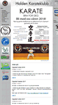 Mobile Screenshot of halden-karateklubb.no